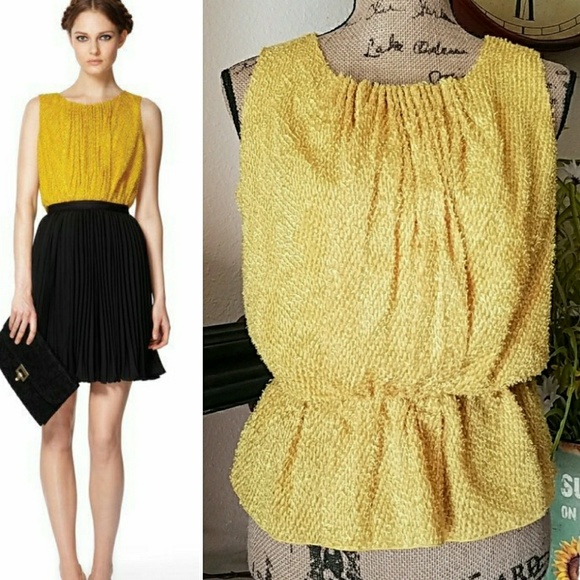 Jason Wu Tops - Jason Wu textured peplum tank